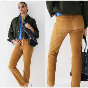 J. Crew Vintage Slim Straight Pant in Garment-Dyed Corduroy Tan Size 28 Tall
